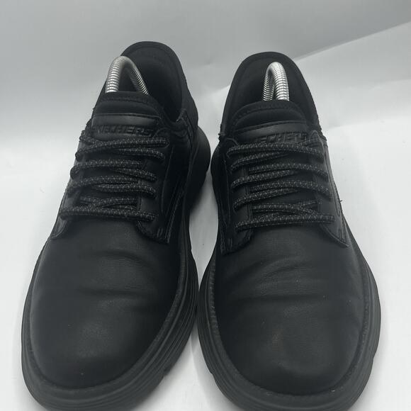 Skechers Slip In Garza-Gervin Mens Size 8 Slip Resistant Work Sneakers 205046 - Picture 3 of 12